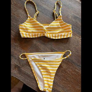 LA hearts bikini, great condition top is xs bottoms are xxs